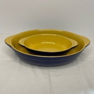Denby Oval Oven Dish Set - Chef’s Blue